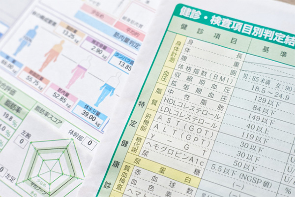 健康診断結果
