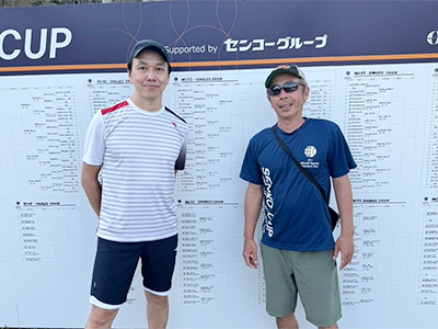 55歳以上男子ダブルスベスト８ 
